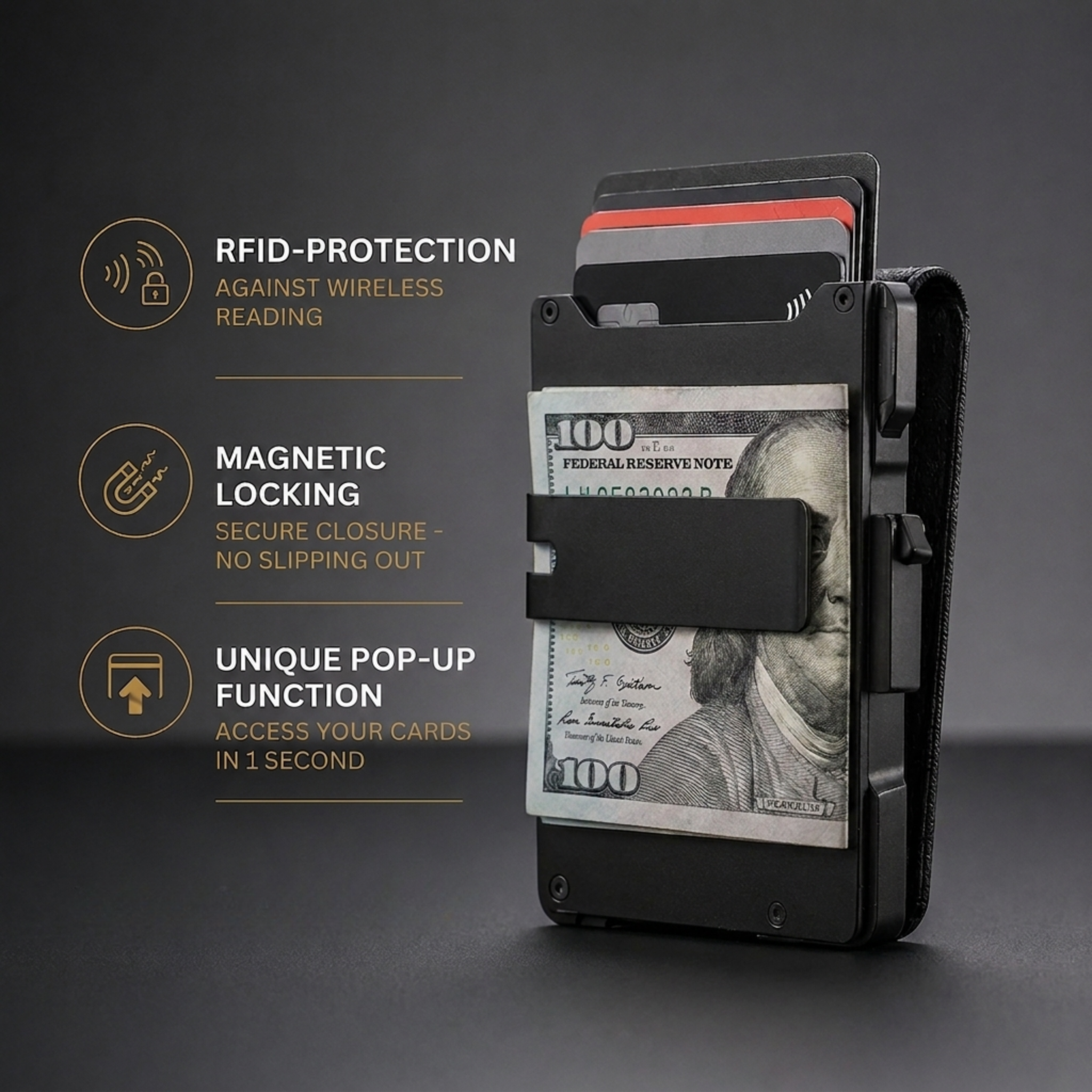 CV MagVault® Minimalist Wallet - Maximum Capacity. Minimal Footprint.