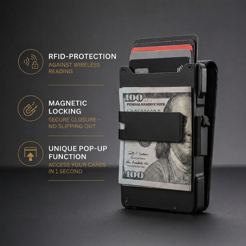 CV MagVault® Minimalist Wallet - Maximum Capacity. Minimal Footprint.