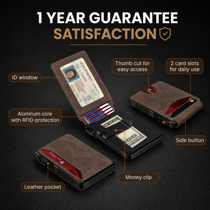 CV MagVault® Minimalist Wallet - Maximum Capacity. Minimal Footprint.