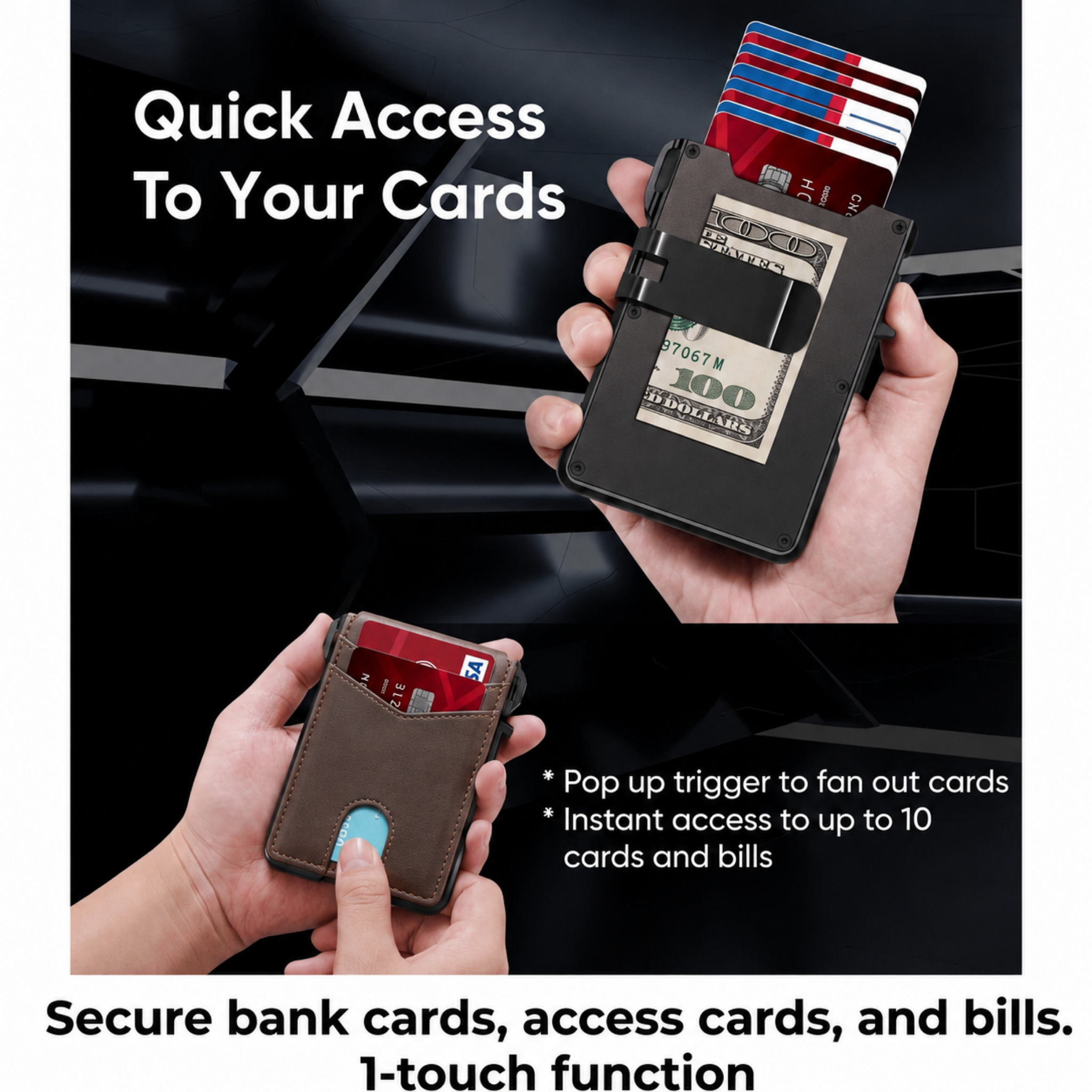 CV MagVault® Minimalist Wallet - Maximum Capacity. Minimal Footprint.