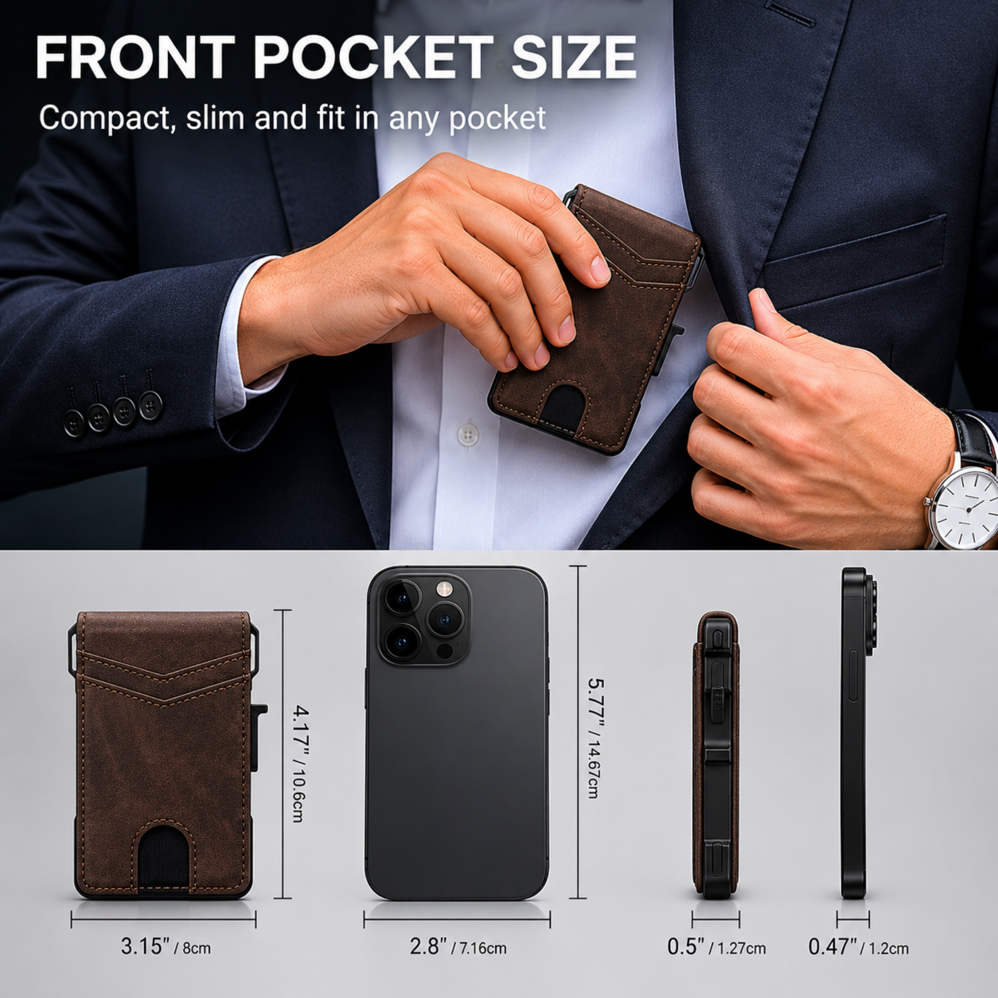 CV MagVault® Minimalist Wallet - Maximum Capacity. Minimal Footprint.